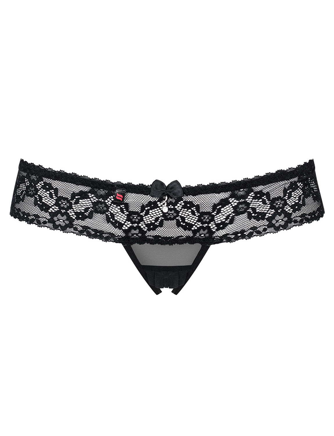 OBSESSIVE Lolitte Luxury Super Soft Decorative Crotchless Thong
