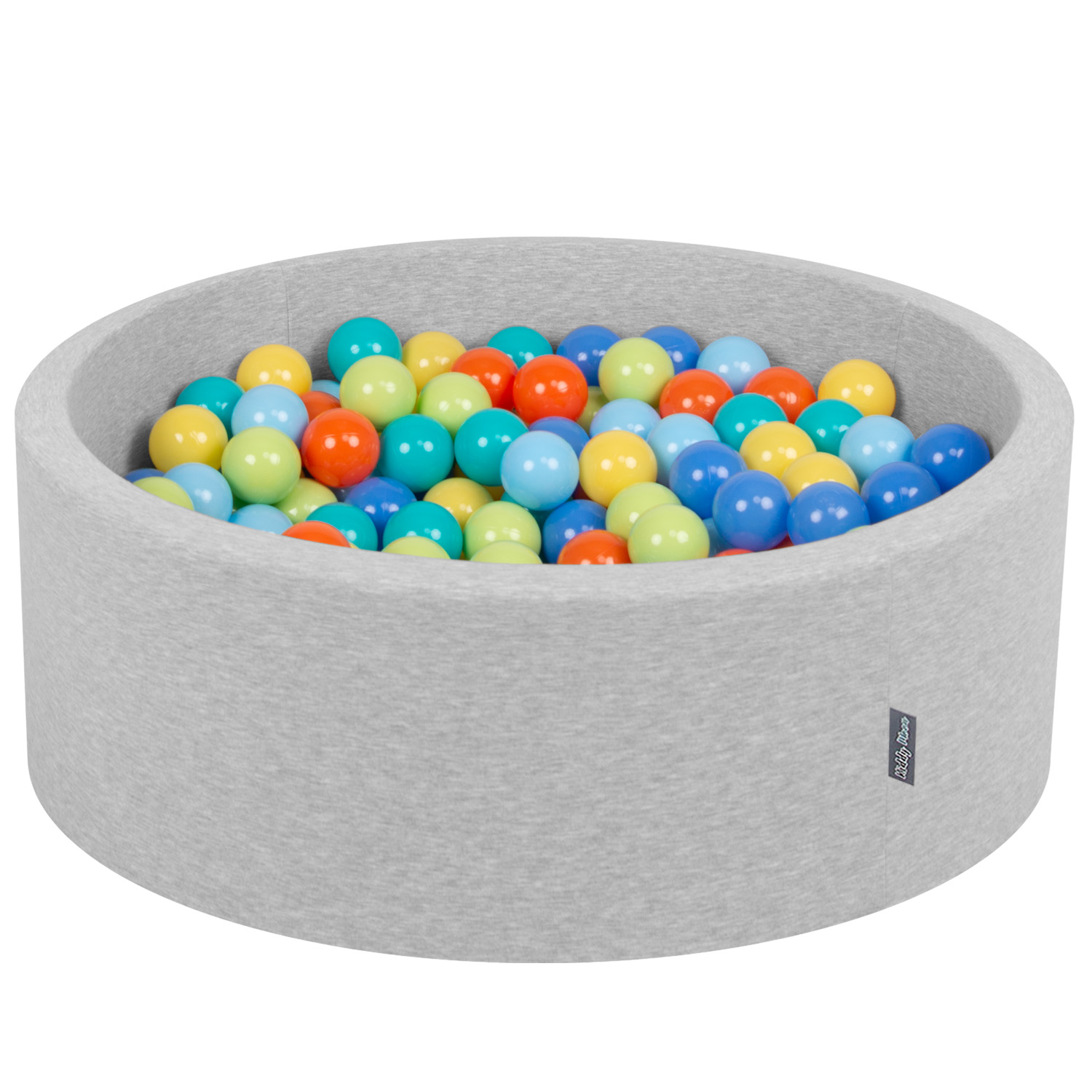 KiddyMoon New Soft Baby Ball Pit Foam Pool with 200/300 Balls,MultiColored 