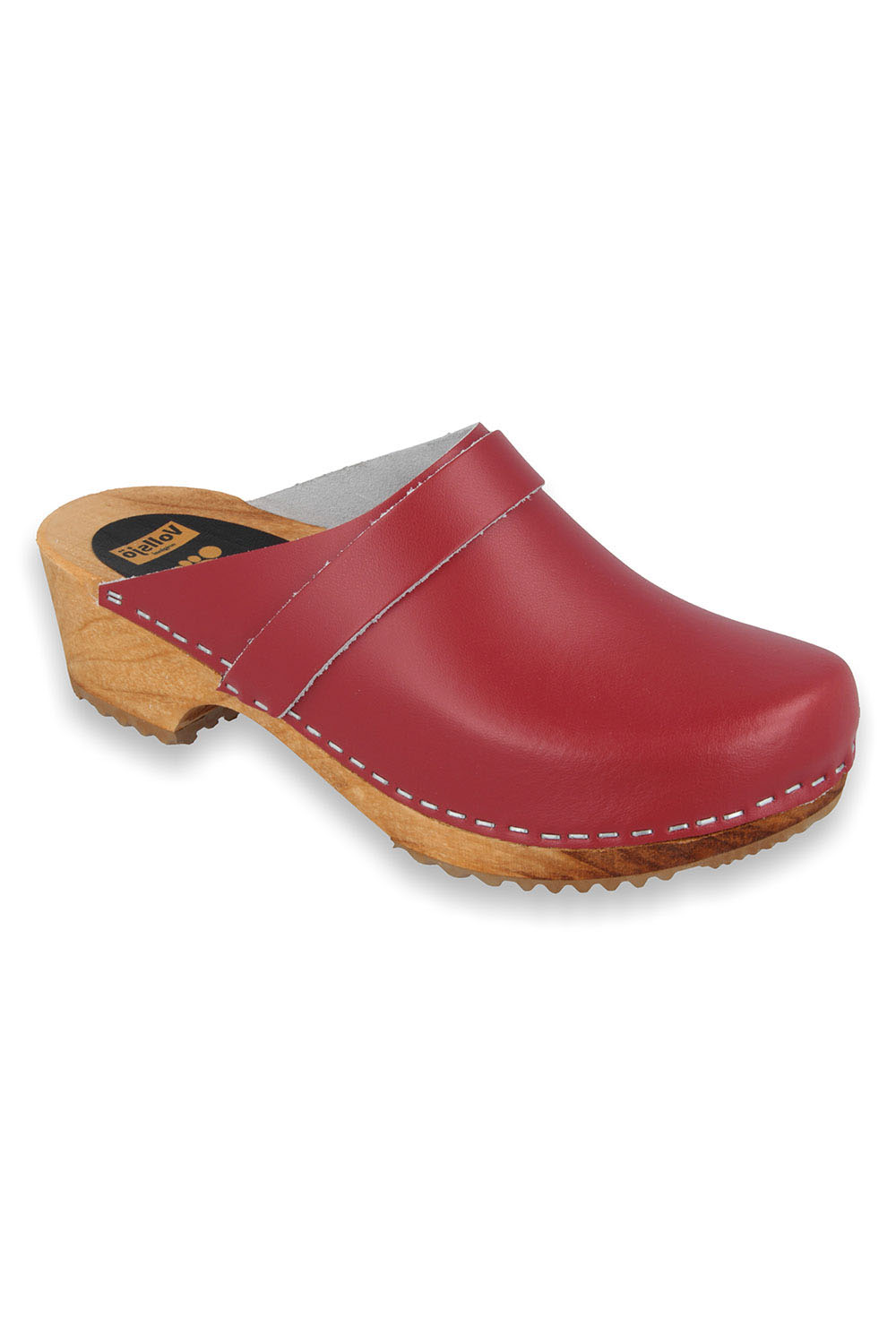 Genuine Leather Wooden Clogs Made in EU 